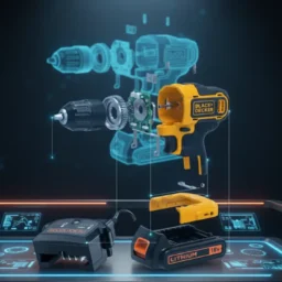 DeWalt DCD795D2-QW al microscopio