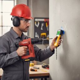 Inspección y Marcado -  perforar paredes de hormigón