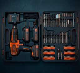 Black+Decker BDCHD18K kit completo 80 accesorios maletín y baterías