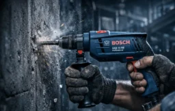 Bosch Professional GSB 13 RE taladro percutor de cable 600W vista principal en acción obra
