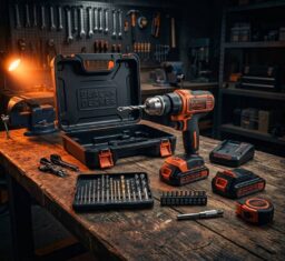 Black+Decker BDCHD18K kit completo con maletín baterías y accesorios