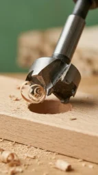 Broca Forstner fondo plano en roble