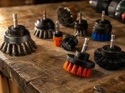 Cepillos para taladro - Limpieza profesional de baños, metal y coche